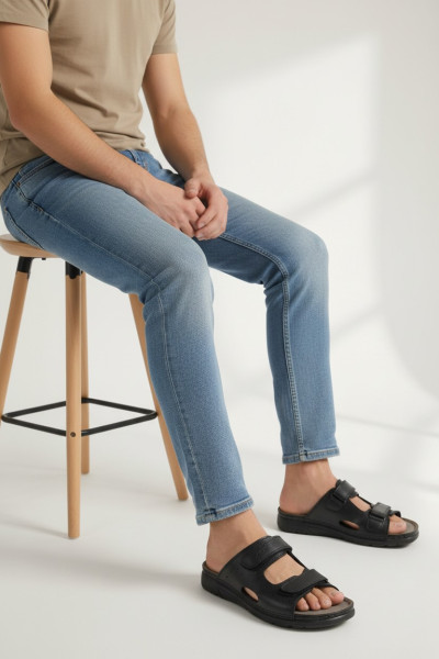 Mules Homme Ultra-Flexibles à Brides Ajustables | Confort Sportif