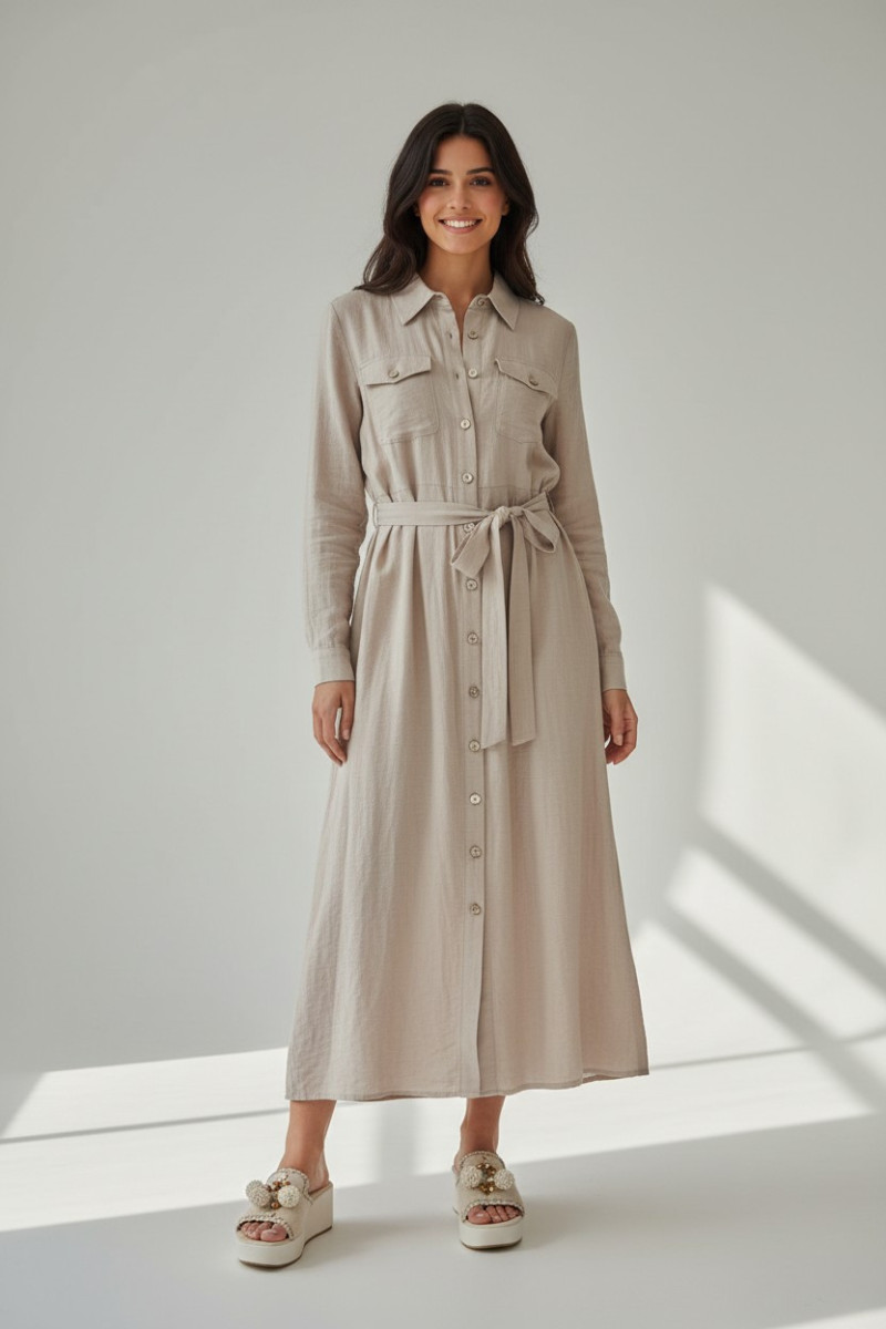 Robe Longue Femme Élégante et Moderne | Mode Femme Tunisie