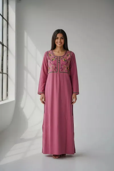 Jebba Femme Longue Brodée | Vente de Vêtements Femme en Tunisie