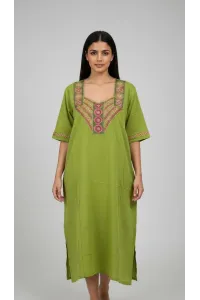 Jebba Dame Mi-Longue motif Fleurs | Mode Femme Tunisie