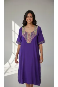 Jebba Dame Mi-Longue motif Fleurs | Mode Femme Tunisie