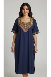 Jebba Dame Mi-Longue motif Fleurs | Mode Femme Tunisie