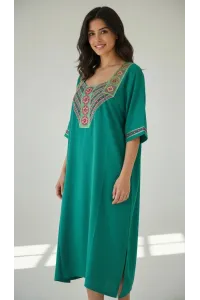 Jebba Dame Mi-Longue motif Fleurs | Mode Femme Tunisie