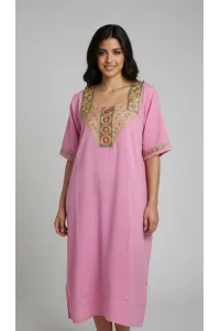 Jebba Dame Mi-Longue motif Fleurs | Mode Femme Tunisie