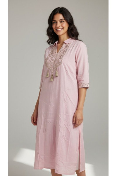 Jebba Femme Mi-Longue Élégante | Mode Femme Tunisie