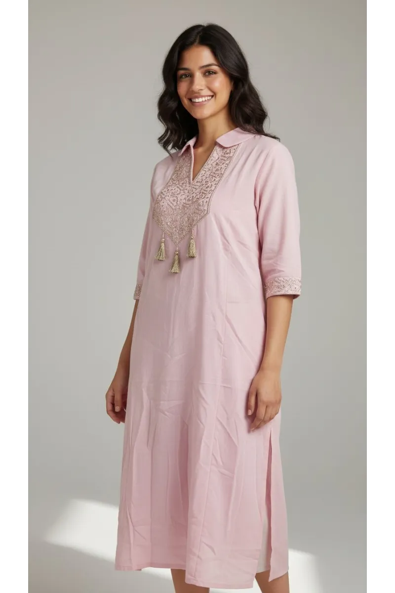 Jebba Femme Mi-Longue Élégante | Mode Femme Tunisie