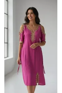 Jebba Femme Mi-Longue Moderne | Artisanat Tunisien Chic