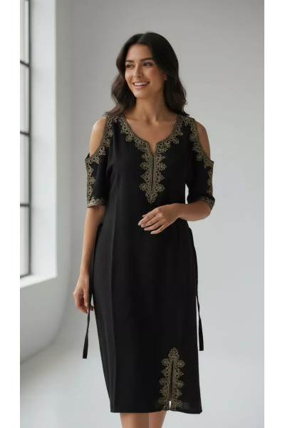 Jebba Femme Mi-Longue Moderne | Artisanat Tunisien Chic