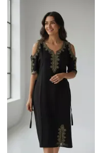 Jebba Femme Mi-Longue Moderne | Artisanat Tunisien Chic