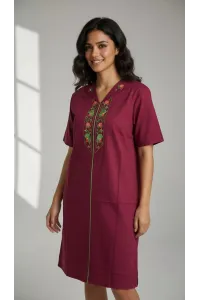 Jebba Femme Mi-Longue Brodée | Charme Traditionnel Tunisien