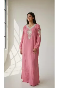 Jebba Longue pour Femme avec Broderies Royales | Mode Tunisie