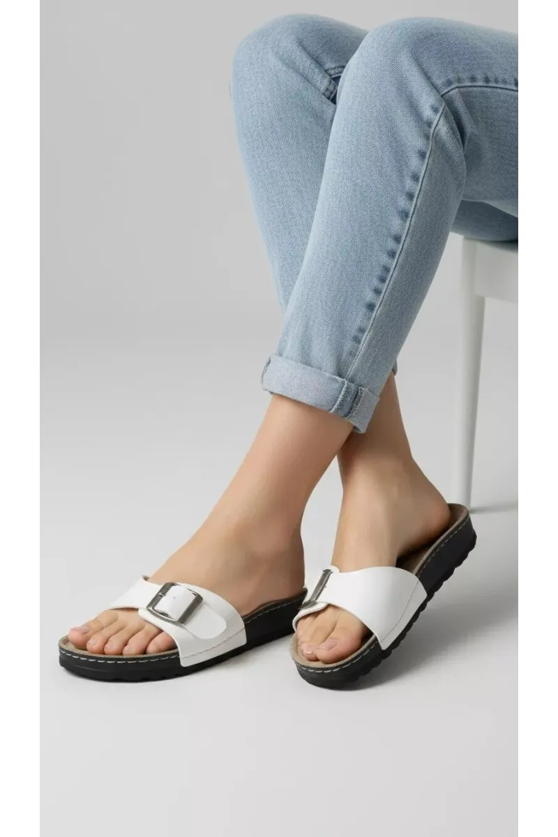 Mules Confort pour Femme avec Semelle Anatomique et Bride | Tunisie