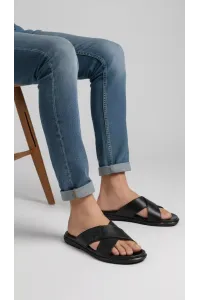 Mules pour Homme à Lanières Croisées et Semelle Confort | Tunisie