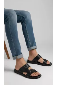 Mules pour Homme à Brides Ajourées et Rivets Métalliques | Tunisie