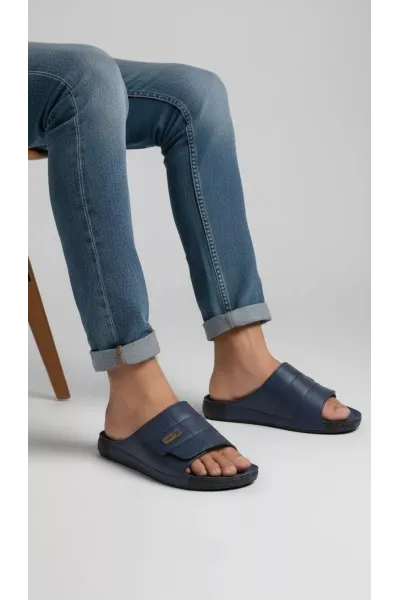 Mules pour Homme à Scratch Ajustable et Semelle Confort | Tunisie