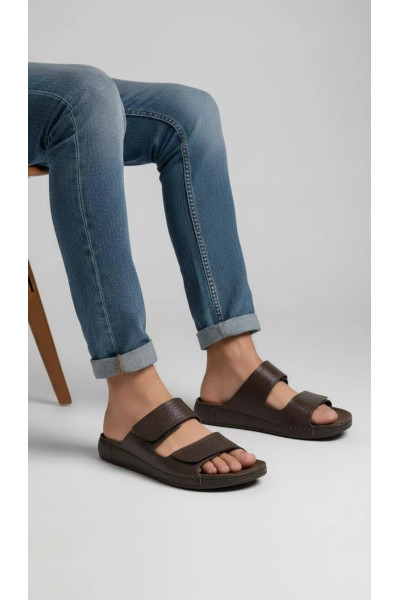 Mules pour Homme à Double Scratch Minimalistes | Tunisie