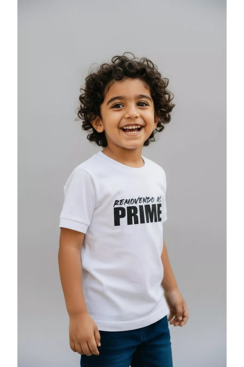 T-shirt Manches Courtes Garçon Prime - Style Casual | Tunisie