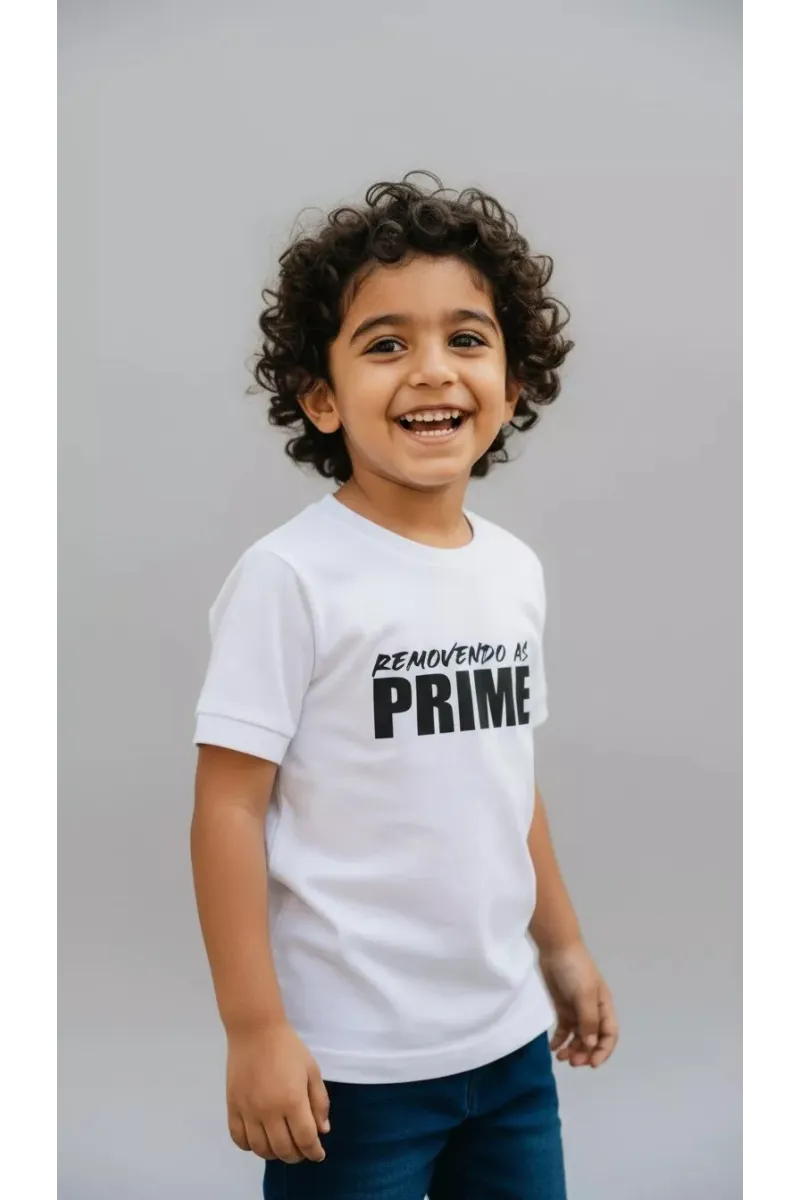 T-shirt Manches Courtes Garçon Prime - Style Casual | Tunisie