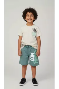 Ensemble Enfant Urban Casual : T-shirt & Short Imprimés Graffiti | Tunisie
