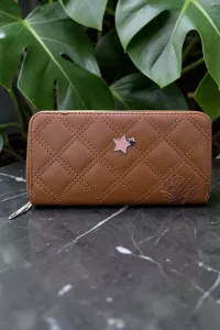 Portefeuille Femme Matelassé Tunisie | Compagnon Étoile & Chic