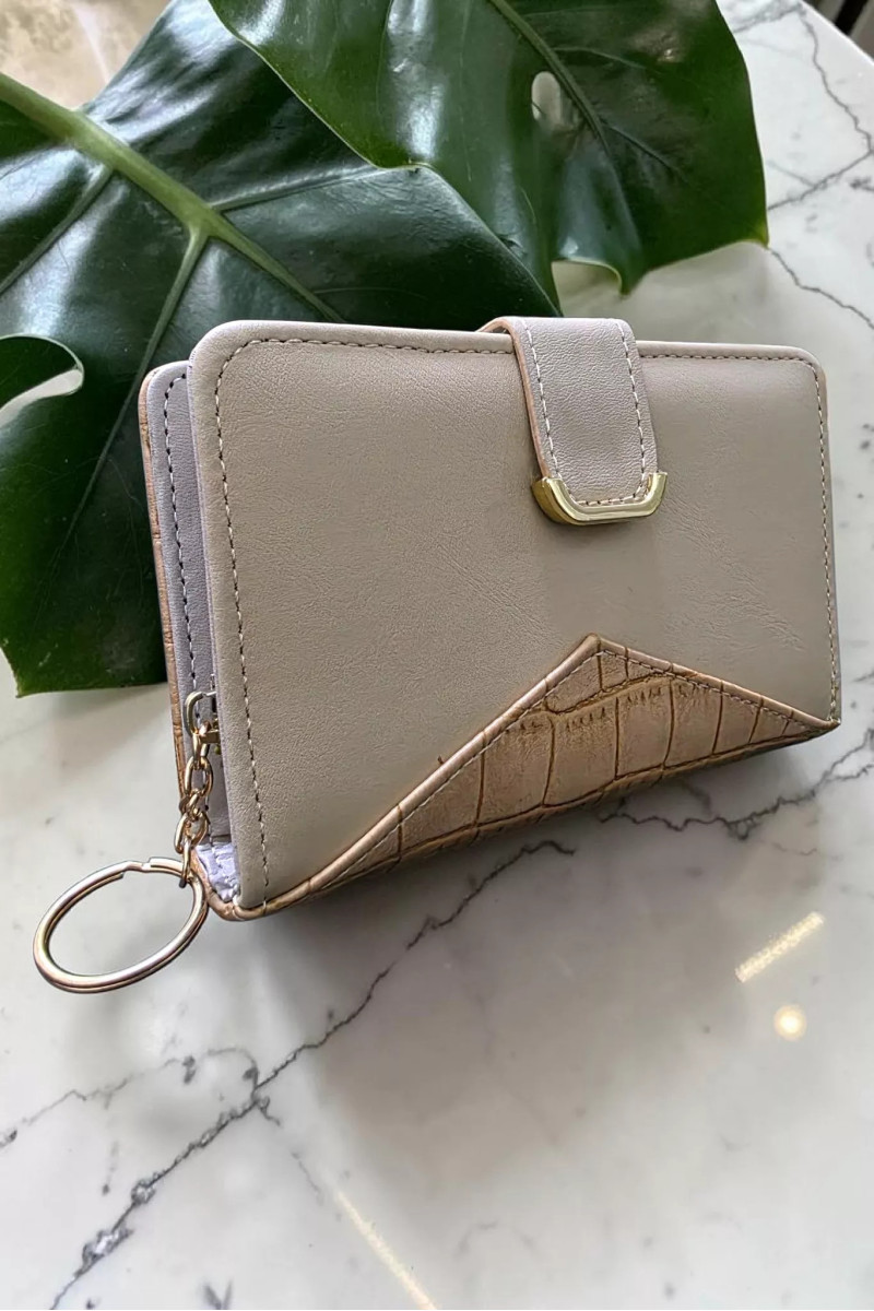 Portefeuille Femme Effet Croco Tunisie | Chic & Bimatière