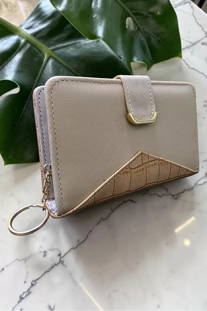 Portefeuille Femme Effet Croco Tunisie | Chic & Bimatière