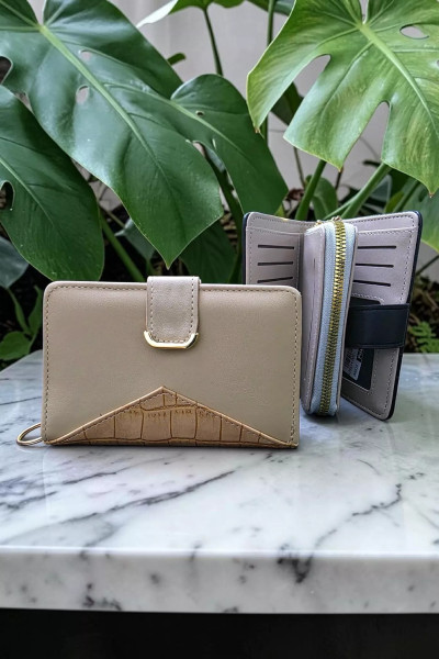 Portefeuille Femme Effet Croco Tunisie | Chic & Bimatière