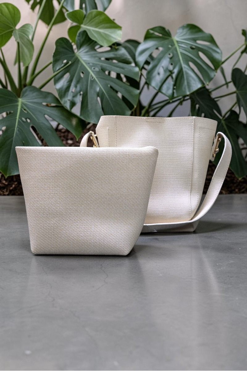 Sac Seau Toile Femme Tunisie | Ensemble Cabas & Pochette Chic
