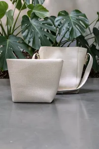 Sac Seau Toile Femme Tunisie | Ensemble Cabas & Pochette Chic