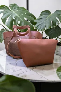 Sac Cabas Bimatière Femme Tunisie | Ensemble Sac & Pochette Chic