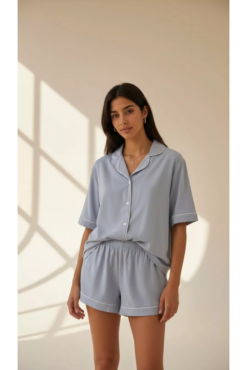Pyjama Court Femme Tunisie | Ensemble de Nuit Confort & Chic