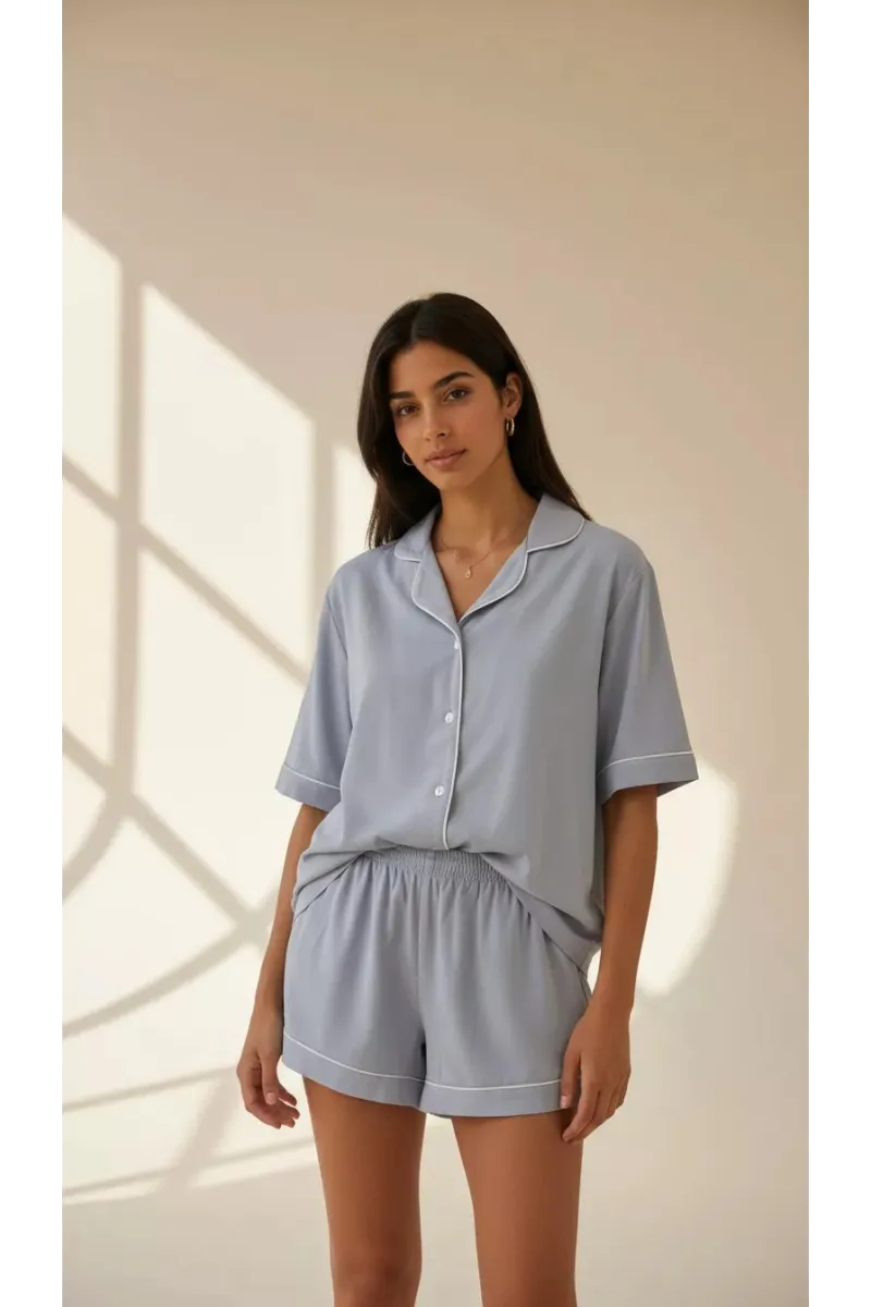 Pyjama Court Femme Tunisie | Ensemble de Nuit Confort & Chic