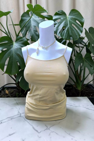 Débardeur Fines Bretelles Femme Tunisie | Caraco Basique Chic