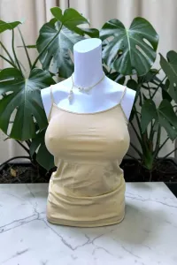 Débardeur Fines Bretelles Femme Tunisie | Caraco Basique Chic