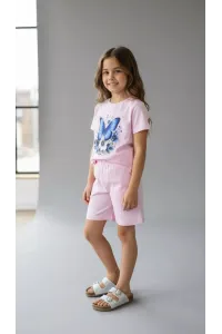 Ensemble Fillette T-shirt Papillon & Short | Mode Enfant Tunisie