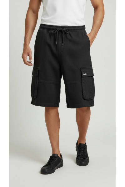 Short Macco Homme avec Poches Cargo & Cordon | Mode Tunisie