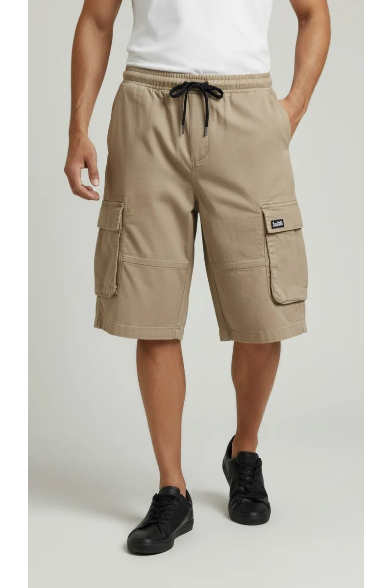 Short Macco Homme avec Poches Cargo & Cordon | Mode Tunisie