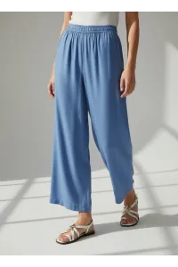 Pantalon Large Fluide Femme à Taille Élastique | Mode Tunisie