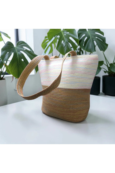 Sac Cabas Tressé Femme Style Bohème & Estival | Mode Tunisie