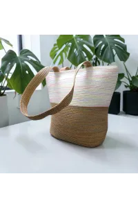 Sac Cabas Tressé Femme Style Bohème & Estival | Mode Tunisie