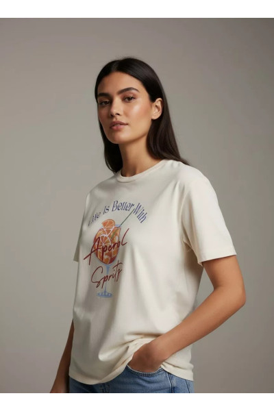 T-shirt Femme "Life Is Better With Aperol Spritz" | Mode Tunisie