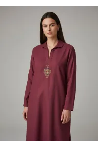 Blousa Moderne Femme à Col Chemise & Broderie | Mode Tunisie