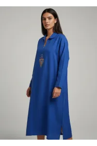 Blousa Moderne Femme à Col Chemise & Broderie | Mode Tunisie
