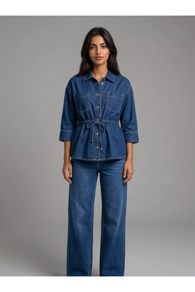 Ensemble Deux Pièces en Jean pour Femme | Total Look Denim Tunisie