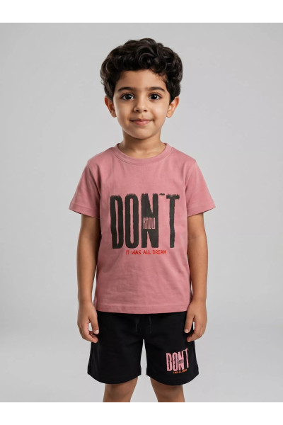 Ensemble T-shirt & Short Garçon Tunisie | Mode Enfant Casual