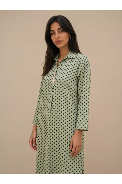 Jebba Moderne Pointée pour Femme Tunisie | Robe Maison & Sortie