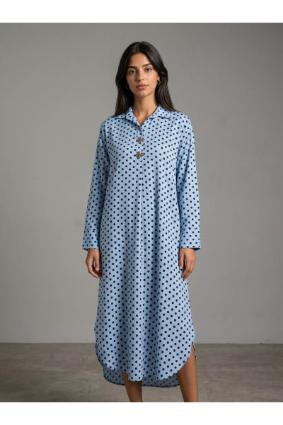Jebba Moderne Pointée pour Femme Tunisie | Robe Maison & Sortie