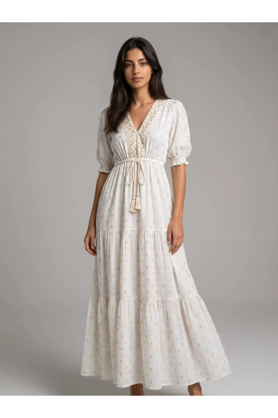 Robe Longue Fluide pour Femme Tunisie | Style Bohème & Chic