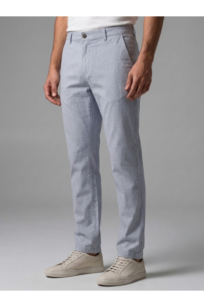 Pantalon Chino Coupe Slim en Toile pour Homme | Mode Tunisie