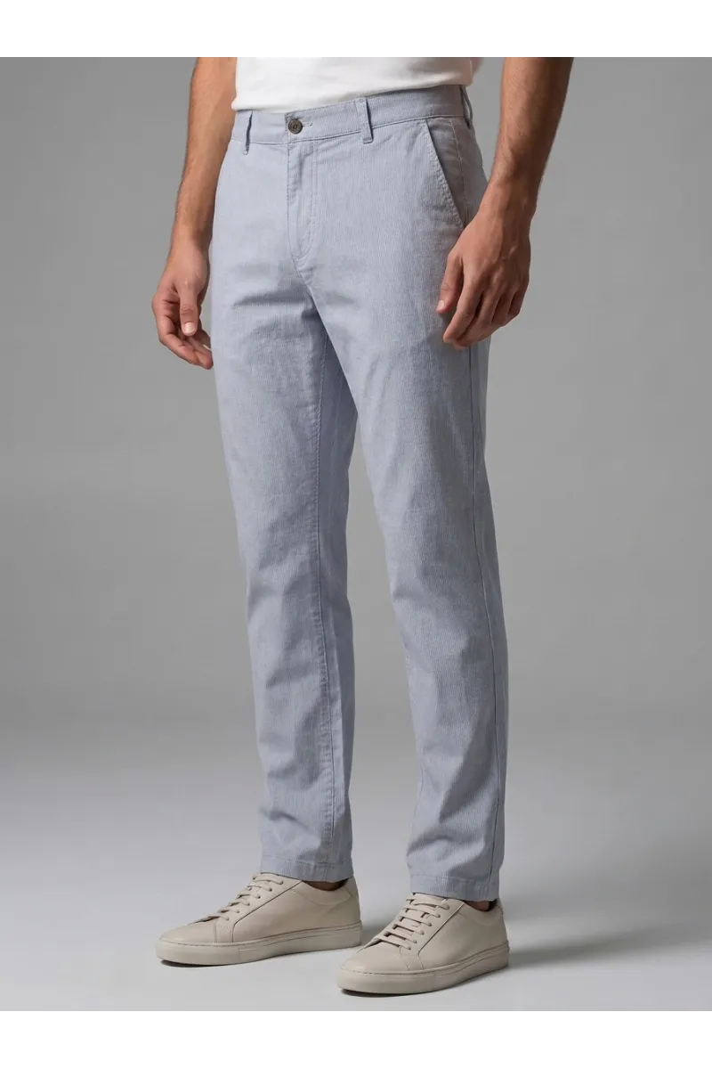 Pantalon Chino Coupe Slim en Toile pour Homme | Mode Tunisie